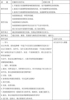 擰螺絲釘?shù)膶W(xué)問3教案——蘇教版五年級(jí)科學(xué)下冊(cè)（理教學(xué)器材）